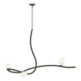 Glacier 3 - Light Unique/Statement Modern Linear Chandelier