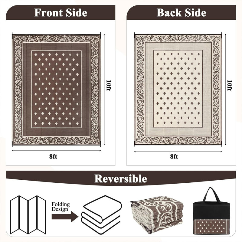 Outdoor Rug, Rectangle 8' x 10'
