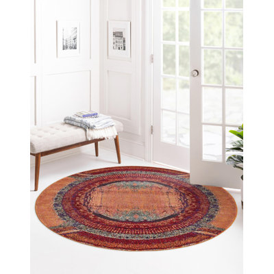 Tapis orange Eddins