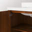 Trayshawn 72 po Meuble-lavabo à double cuve en marbre d'ingénierie avec robinet Whitebrook-842095352