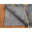 Tapis de couloir gris en laine et en soie noué à la main 3 pi x 8 pi F5974E819EB544D89CA8C419DB608B20