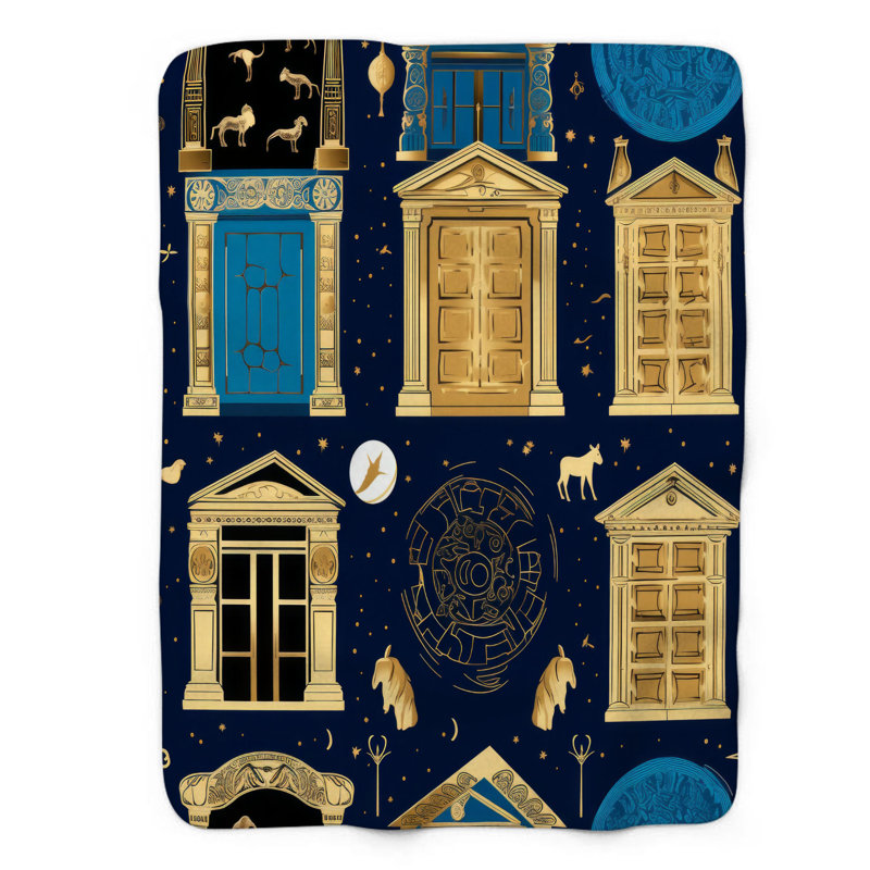 Mystère au clair de lune - couverture de qualité supérieure 1 pièce, Lit simple