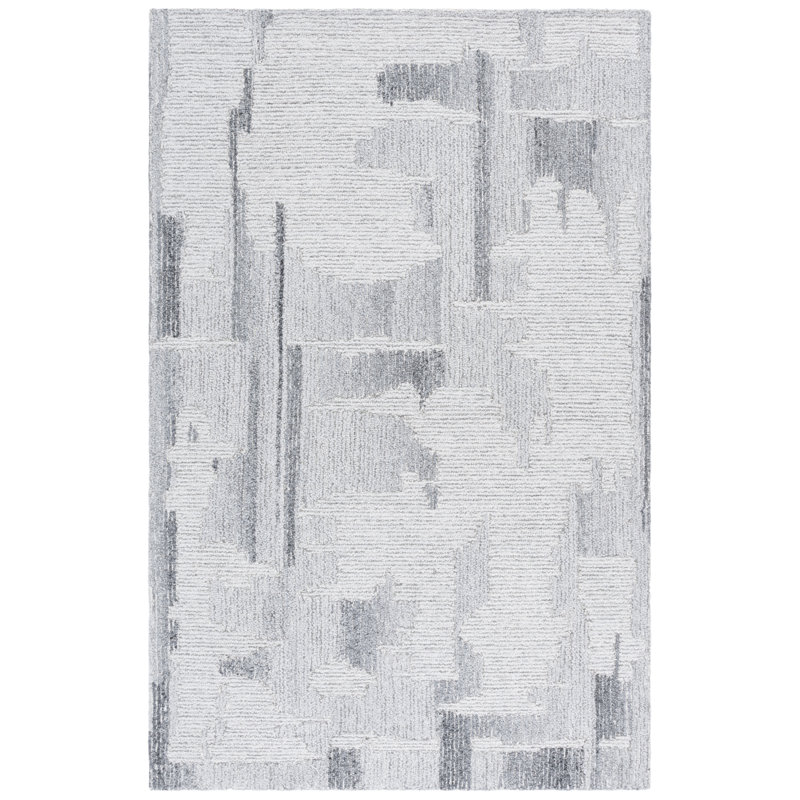 Tapis d'intérieur en laine touffeté à la main Harvest, Rectangle 6 pi x 9 pi