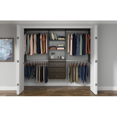 Grid 48'' - 96'' Closet System (Can Be Cut To Fit)
