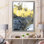 «Yellow Marble River in liquid Art Universe III», reproduction sur toile