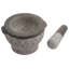 Stoneware Mortar And Pestle Set