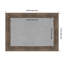 Tableau magnétique encadré en bois dur moka-101799056