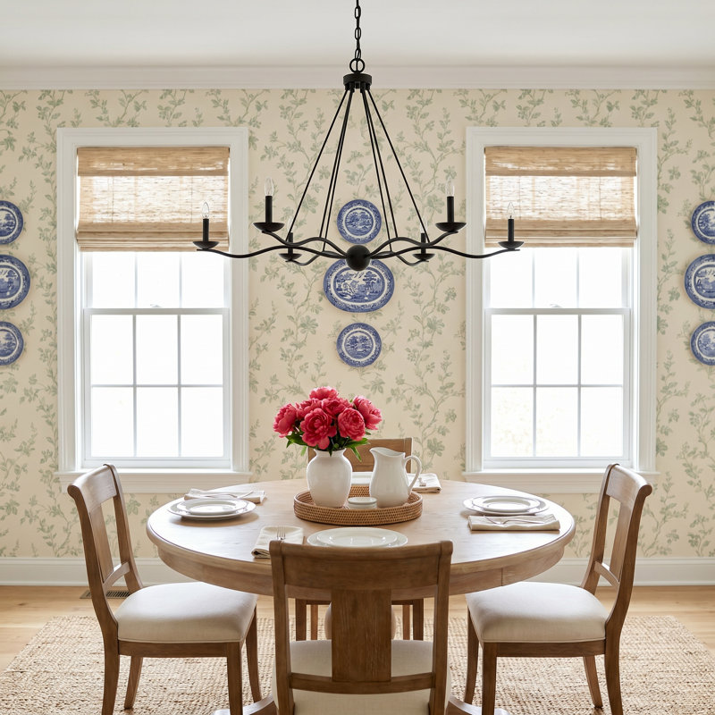Liza Nestor 6 - Light Candle Style Classic / Traditional Chandelier