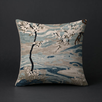 Modern Contemporary Indoor and Outdoor Throw Pillow