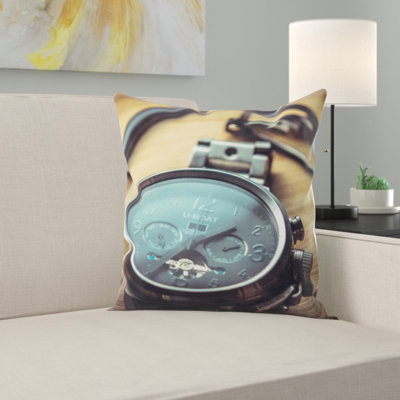Microsuede Throw Pillow