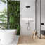 Imprint 12" x 35" Ceramic Marble Look Wall & Floor Tile