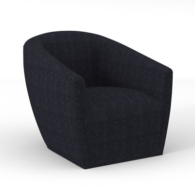 Jasper Upholstered Swivel Barrel Chair