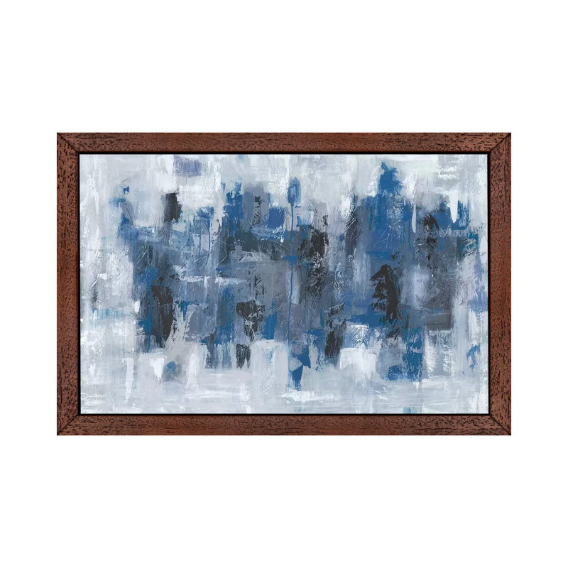 Print on Canvas, 101.6 cm H x 152.4 cm W x 4.445 cm D, Brown Floater Framed