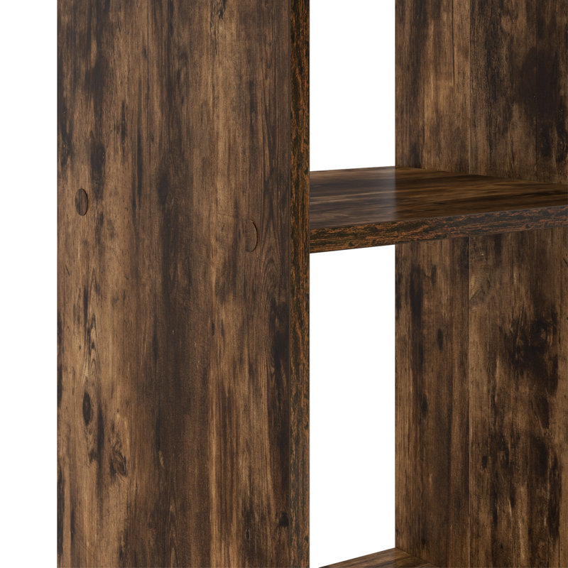 Desk Engineered Wood Medium Desk, Smoked Oak
