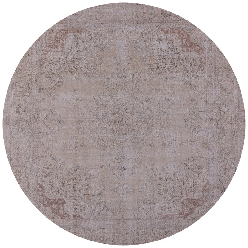 Tapis oriental gris Odelia, Rond 5 pi