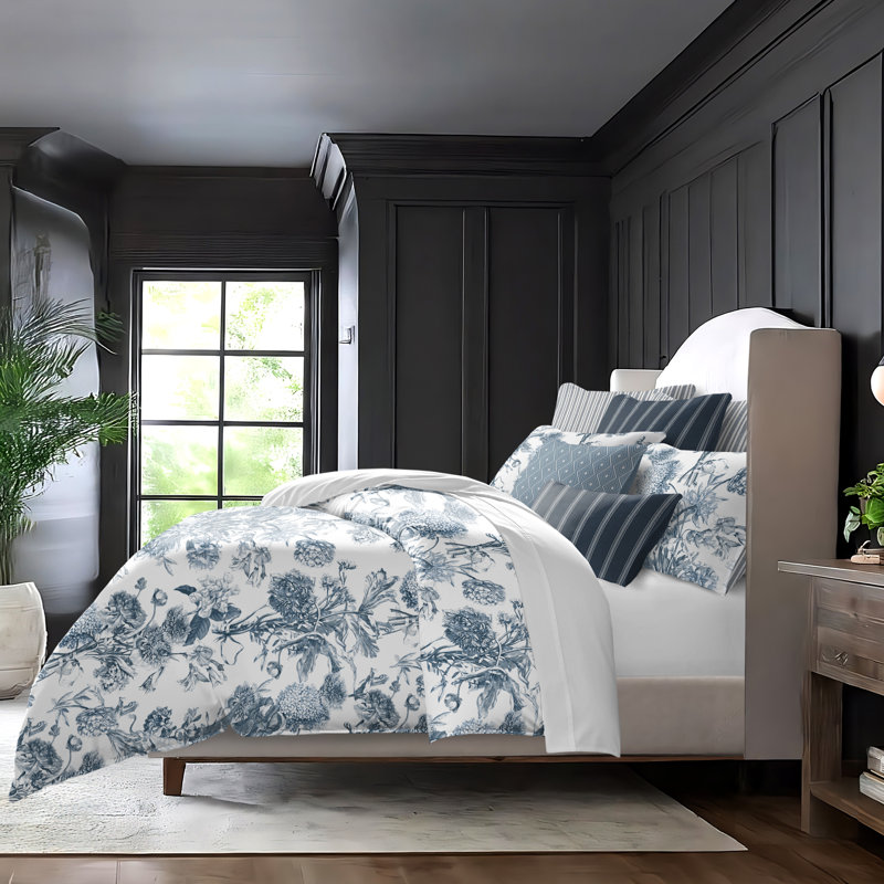 Alexandria White Cotton Coverlet Set, Queen Coverlet + 7 Additional Pieces