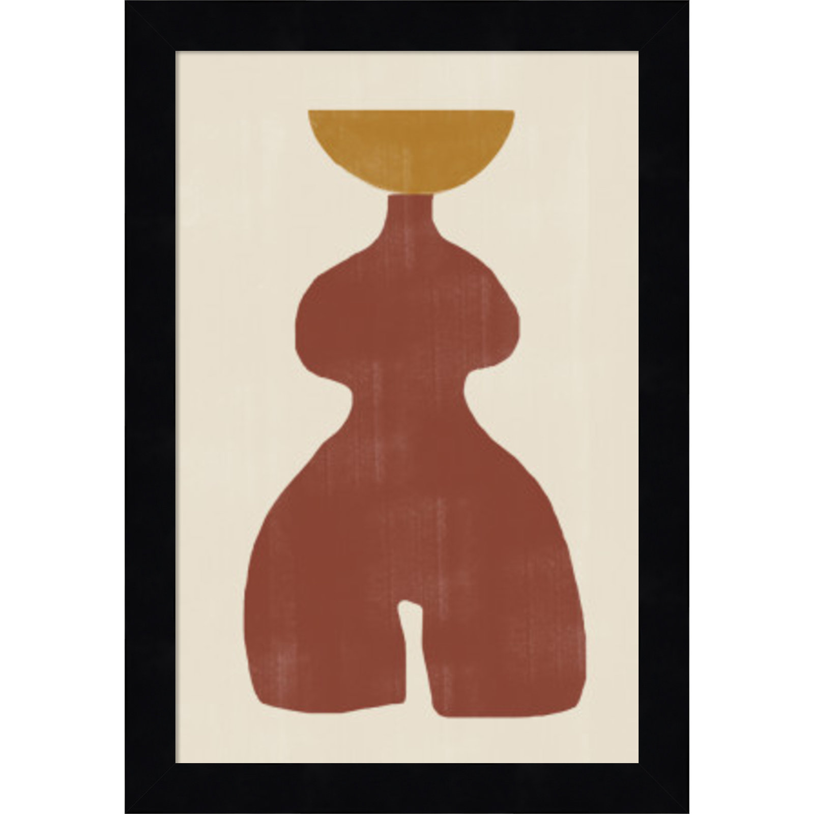 Rockingham "Vase No. 11" Print, 13" H x 9" W, Black