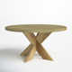 Morones Round Outdoor Dining Table in Solid Reclaimed Teak