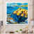 Toile blanche avec cadre photo
