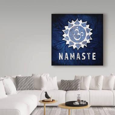 Trademark Art Yoga Symbol Namaste On Canvas by Lightboxjournal Print &  Reviews