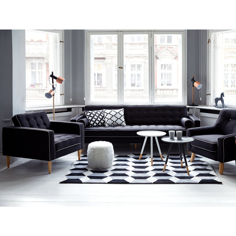Davion 148cm Novelty Floor Lamp, Black/Copper