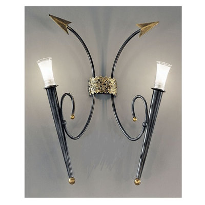 Dominique Iron Armed Sconce