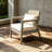 Outdoor Acacia Wood Patio Club Chair-165968012