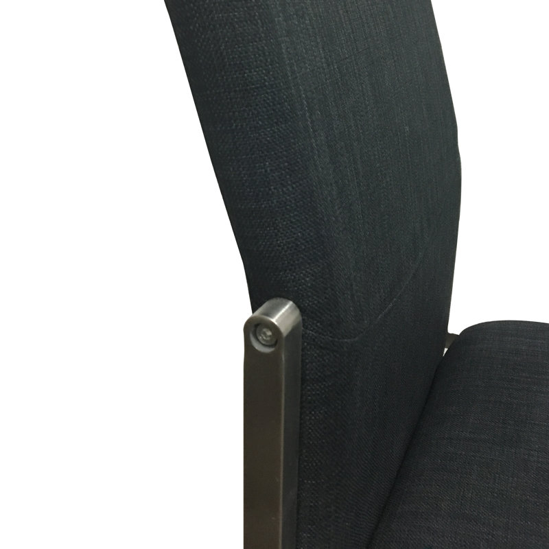 Chaise rembourrée Halford, Anthracite