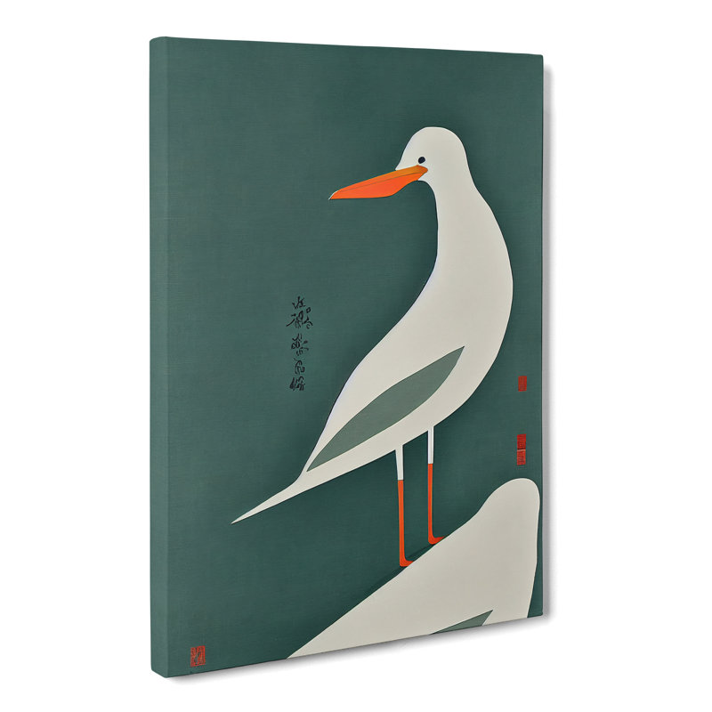 Seagull Abstract Art Vol.2 - Wrapped Canvas, 50cm H x 35cm W x 3cm D