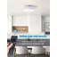 Plafonnier semi-encastré moderne à DEL avec télécommande à intensité variable 5CCT 2700K-6500K moderne Mid-Century pour cuisine, salle de bain, couloir, salle de lavage-239740414