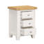  Cooksey Fully Assembled 3 Drawer Bedside Table Oak-1352843954