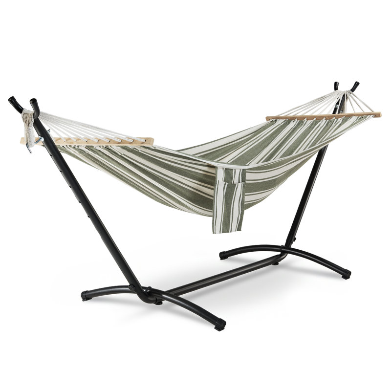 Ibiza Stipe Garden Hammock With Frame