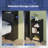 Bed Frame with Headboard & 2 Hidden Storage Cabinets, Bed with Charging Station &  RGB LED Lights-1862735899