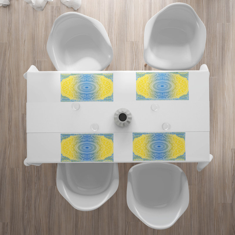 Récapitulatif de 18,5 po, Bleu / Jaune
