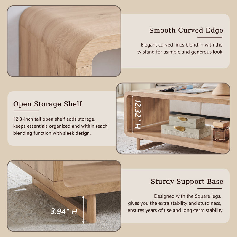Table basse Abrianna, Naturel