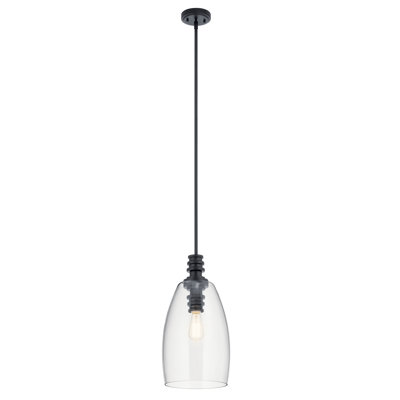 Luminaire suspendu cylindrique simple à 1 lumière Mccaffery
