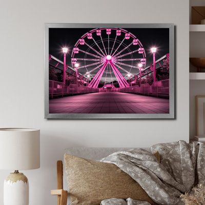 " Pink Ferris Wheel Merrygoround Magic I "