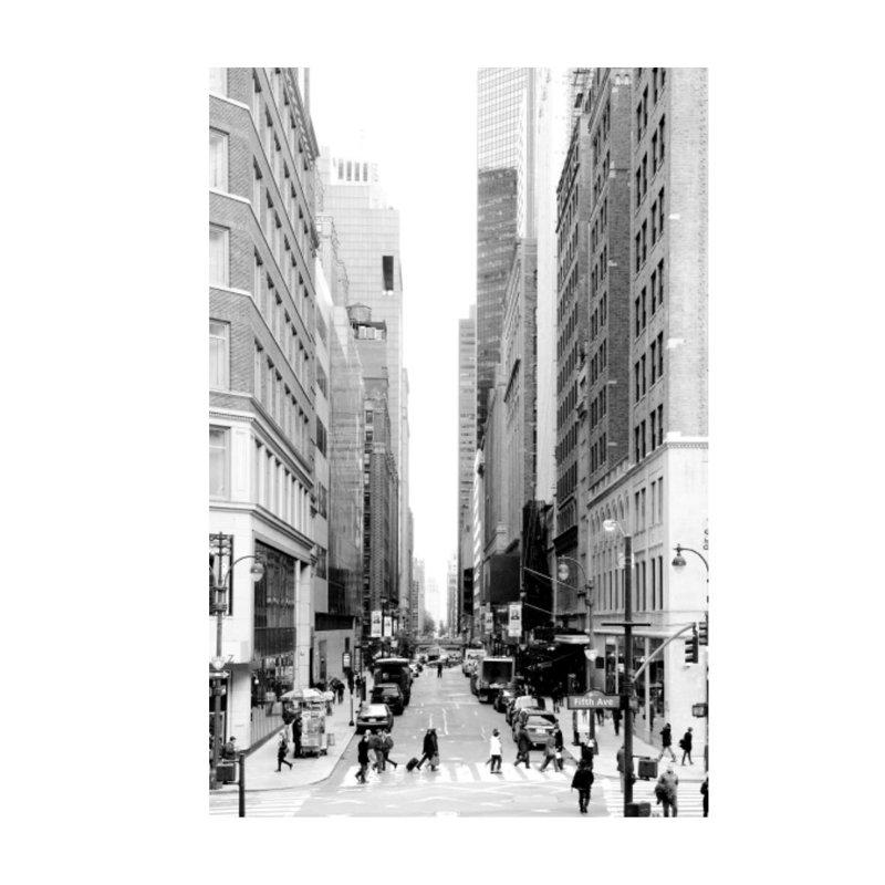 City Stroll Print by Guseul Park, Matte, 54" H x 36" W