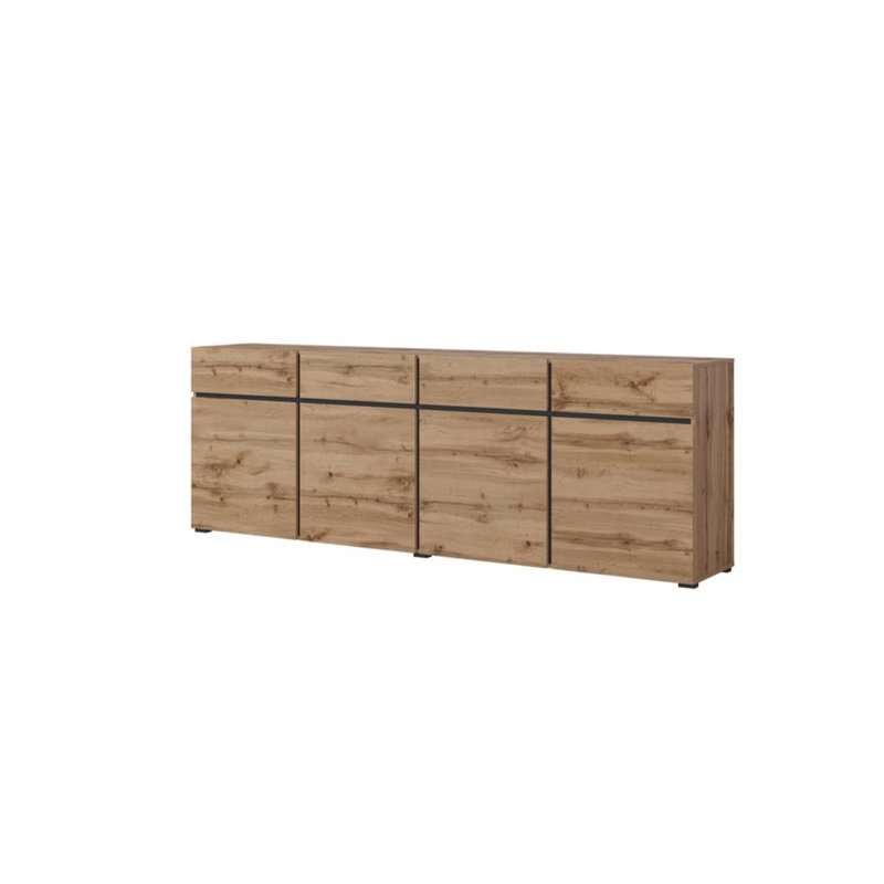 Ahlia 225cm Sideboard, Oak Wotan