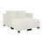 Duvet 100 % lin blanc est en rupture de stock