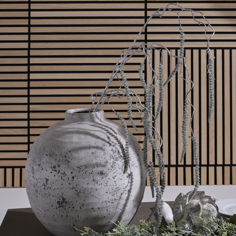330.2cm Faux Amaranthus Tree in Jar, 130cm H X 35cm W X 35cm D