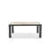 Omnia Extendable Table with Rectangular Top and Wooden Legs
