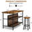 Grondin 47.24" Iron Kitchen Island Set-964939965
