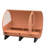 6 Person Outdoor Patchwork Red Cedar Traditional Steam Barrel Sauna With Half-Viewing Window
