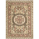 Rare Mid 19th Century Flat Woven Antique Floral Medallion Bessarabian Kilim Rug