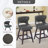 26" Solid Wood Swivel Counter Stool-1225213667-1225213673