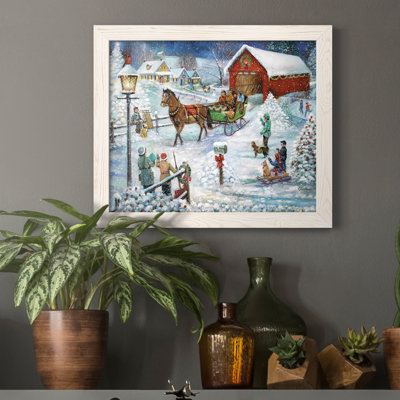 " Sleigh Ride " Painting Print