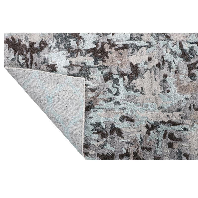 Abstract Area Rug, Runner 2'7" x 10'