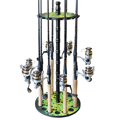 16 Round Rod Rack - Wood Post