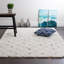 Tapis géométrique ivoire / bleu / vert Barden-1594960369